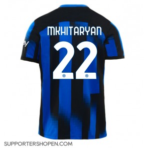 Inter Milan Henrikh Mkhitaryan #22 Hemma Matchtröja 2023-24 Kortärmad
